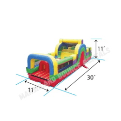 30' Obstacle Course with Slide